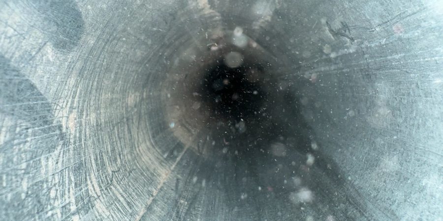 Dryer vent line restored to clean bare metal by Air Haven
